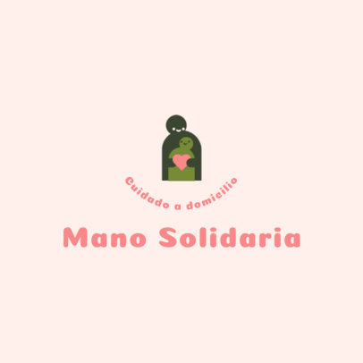 Logo Template for an Elder Caregiver Nursery Assistance