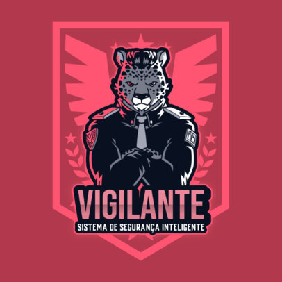 Protection Logo Template for a Home Security Network