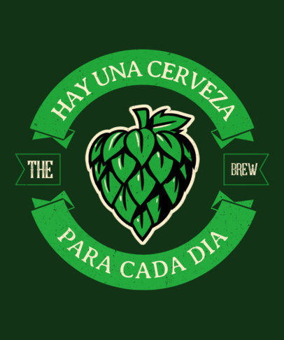 Quote T-Shirt Design Creator for Beer Enthusiasts