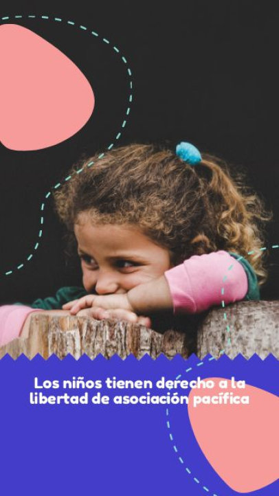 Children's Day Instagram Story Video Maker Featuring Children's Rights