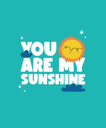 Kids T-Shirt Design Creator With Cute Quotes