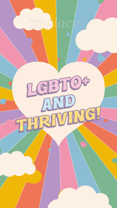 Rainbow Instagram Story Video Generator to Support Pride Month 6563