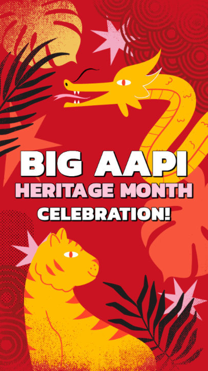 Illustrated Instagram Story Generator for AAPI Heritage Month Celebration