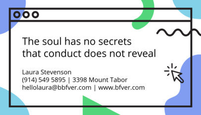 Startup Business Card Template