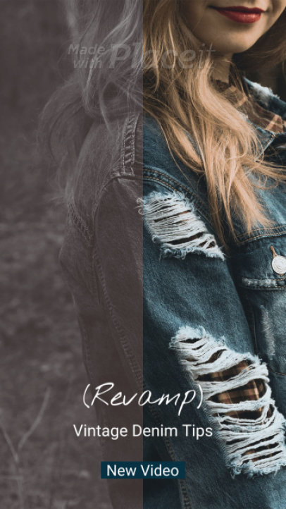 Instagram Story Video Maker Featuring Tips for Second-Hand Denim Jeans 2367a 6650-el1