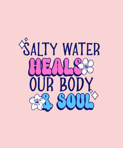 T-Shirt Design Generator With an Inspiring Summer Quote