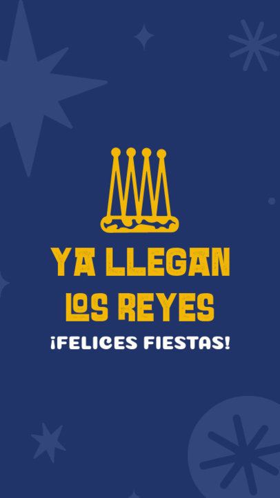 Three Kings Day-Themed Instagram Story Generator Featuring a Message 1832n-5211