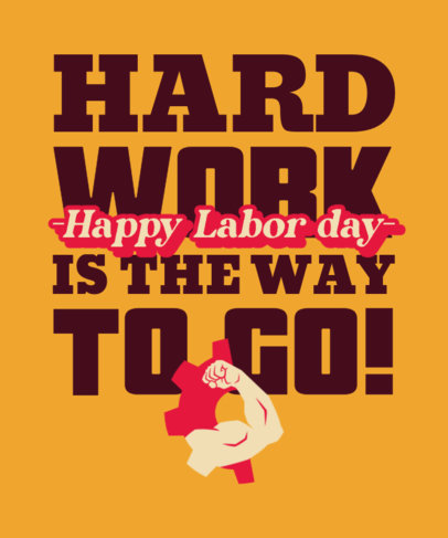 T-Shirt Design Maker Featuring Labor Day-Inspired Quotes