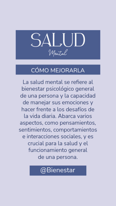 Informative Instagram Story Maker to Raise Awareness for Mental Health