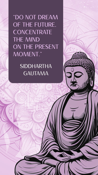 Quote Instagram Story Generator for Buddha Day