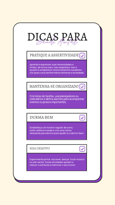 Instagram Story Maker with Helpful Resources to Improve One's Mental Health