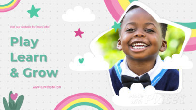 Child Care Slideshow Video Template to Promote Daycare Services