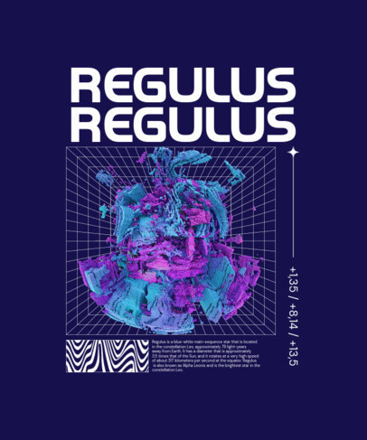 T-Shirt Design Generator Featuring an Informative Theme for National Space Day