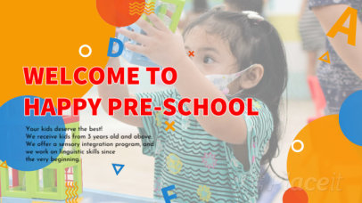 Child Care Services Slideshow Video Generator Featuring Colorful Graphics