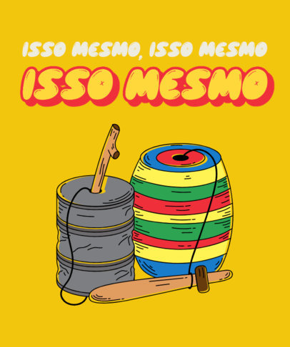 T-Shirt Design Generator Featuring Colorful Toys Inspired by El Chavo del Ocho 5575c