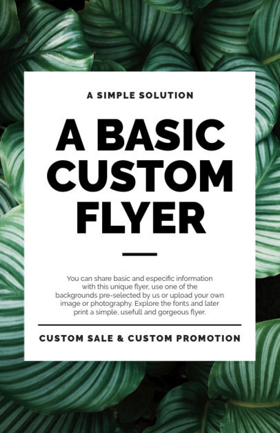 Flyer Template to Design Basic Flyers