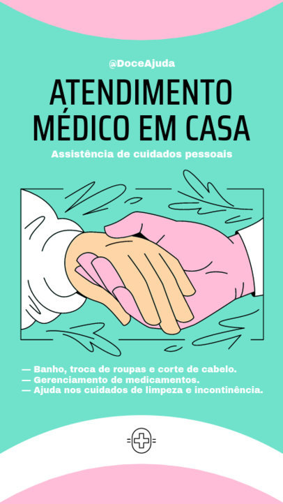 Caregiver Instagram Story Template for In-Home Medical Services 5825c