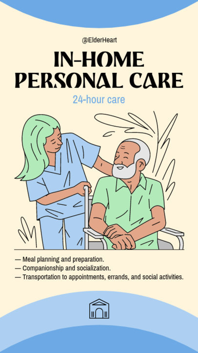 Instagram Story Template for In-Home 24-Hour Nursery Assistance 5825g