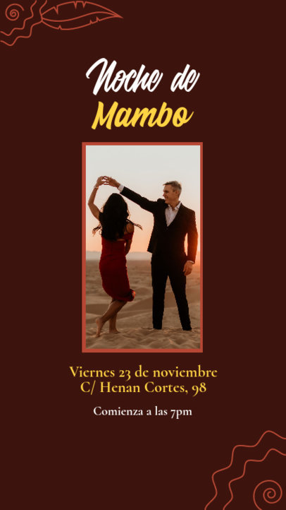 Event Instagram Story Creator for a Mambo Dancing Night 5764b