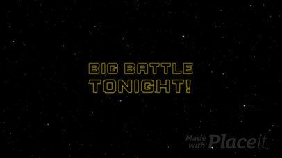 AI-Generated Intro Video Creator Featuring a Theme Inspired by Star Wars