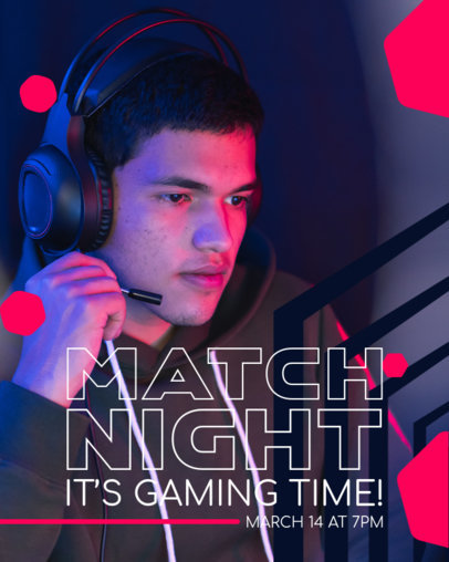 Instagram Post Template for Special Gaming Live Stream Events