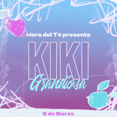 Instagram Post Generator for a Kiki Ballroom-Inspired Party Ad 