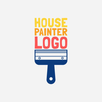 Logo Maker to Design Painter Logos with Paintbrush Graphics