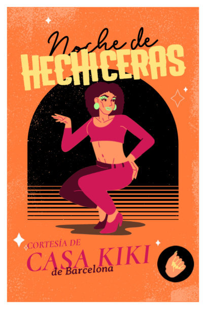 Poster Maker Featuring Transexual Culture Theme for a Kiki House 5842d