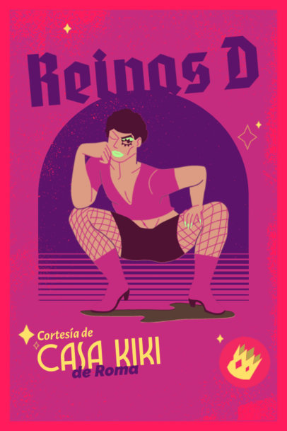 Poster Generator for a Voguing Drag Show 5842e