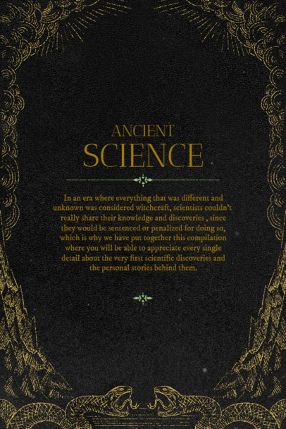 Back Book Cover Generator Featuring a Cult-Themed Genre