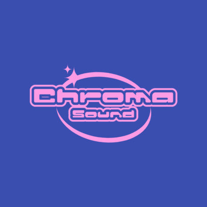 Y2K-Inspired Logo Maker for a Music Radio Station