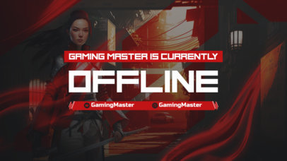 Twitch Offline Banner Generator Featuring a Theme Inspired by Valorant