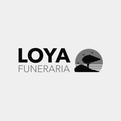 Funeral Service Logo Generator Featuring a Minimalist Aesthetic
