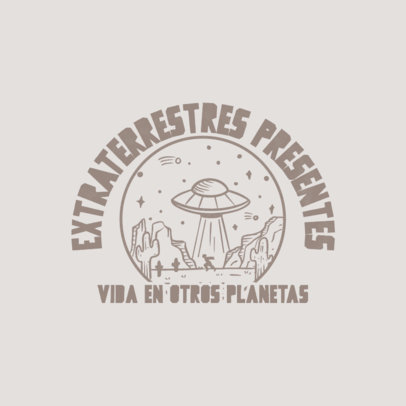 Logo Generator Featuring a Space-Themed Game