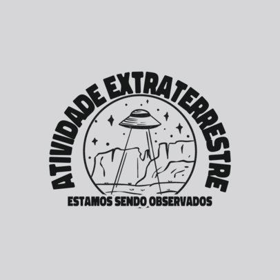 Online Logo Maker for a UFO-Themed Game