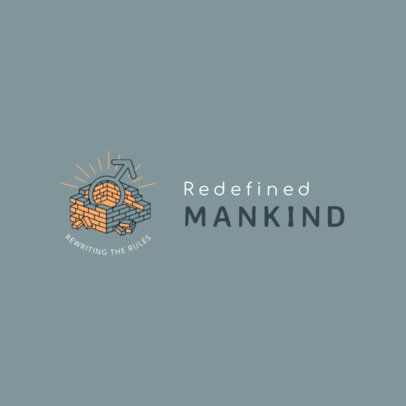Logo Creator Featuring a New Masculinities Theme for a Manhood Program