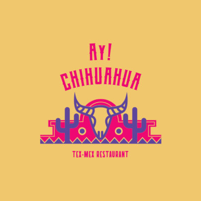Restaurant Logo Maker to Design a Tex Mex Logo