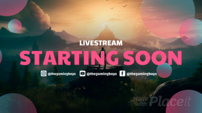 Starting-Soon Twitch Screen Video Creator Inspired by Zelda