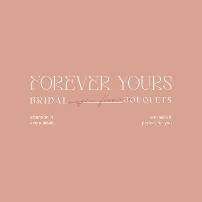 Online Logo Maker for a Bridal Bouquets Shop