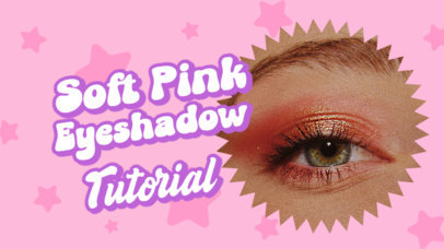 Barbie-Inspired YouTube Thumbnail Creator for an Eyeshadow Tutorial 