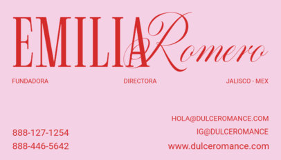 Business Card Generator Featuring a Wedding Service Theme