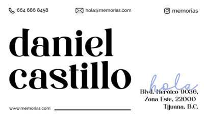 Modern Business Card Generator for Wedding Planners