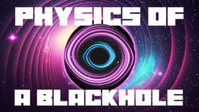 Space-Themed Intro Video Maker Featuring an AI-Generated Graphic