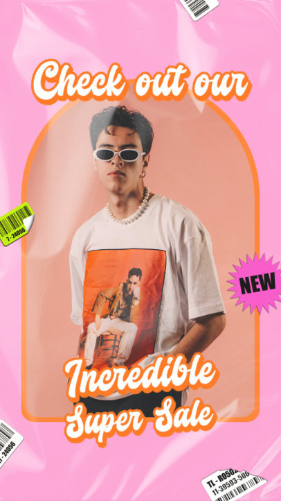 Promo Instagram Story Generator Featuring a Barbicore-Inspired Theme 5616a