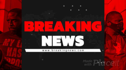 Breaking News Intro Video Generator Featuring Geometric Transitions