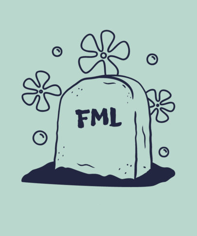 T-Shirt Design Generator Featuring an Illustration Inspired by SpongeBob