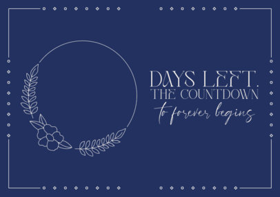 Poster Design Generator for a Wedding Event 6295a-el1