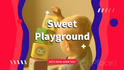 Daycare-Themed Slideshow Video Generator to Promote a Children's Playground