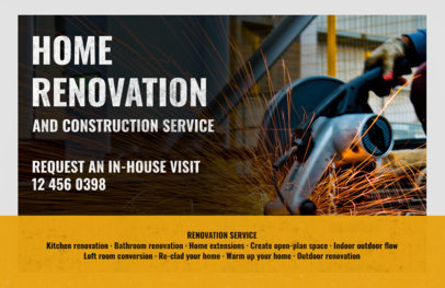 Horizontal Contractor Flyer Maker a287