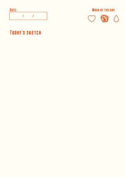 Journal Design Creator for Artists Featuring a Blank Space